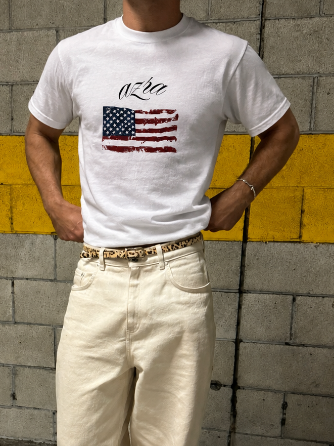 Azra flag tee